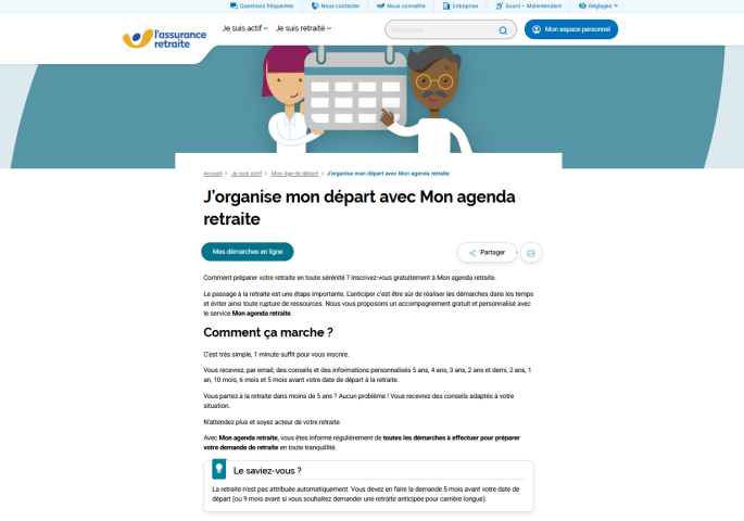 Agenda retraite